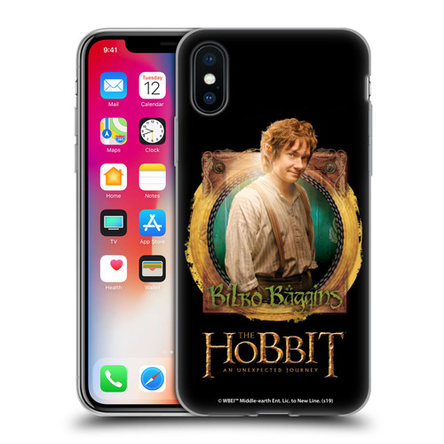 The Hobbit An Unexpected Journey Key Art Bilbo Soft Gel Case for Apple iPhone X / iPhone XS