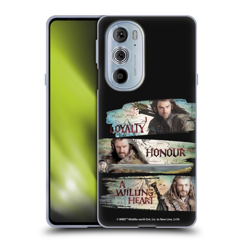 The Hobbit An Unexpected Journey Key Art Loyalty And Honour Soft Gel Case for Motorola Edge X30