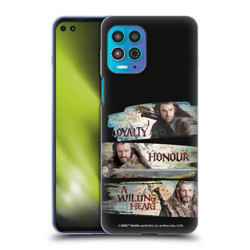 The Hobbit An Unexpected Journey Key Art Loyalty And Honour Soft Gel Case for Motorola Moto G100