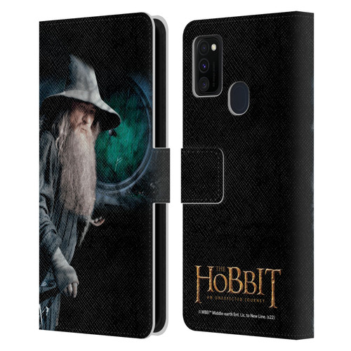 The Hobbit An Unexpected Journey Key Art Gandalf Leather Book Wallet Case Cover For Samsung Galaxy M30s (2019)/M21 (2020)