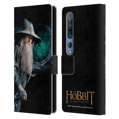 The Hobbit An Unexpected Journey Key Art Gandalf Leather Book Wallet Case Cover For Xiaomi Mi 10 5G / Mi 10 Pro 5G