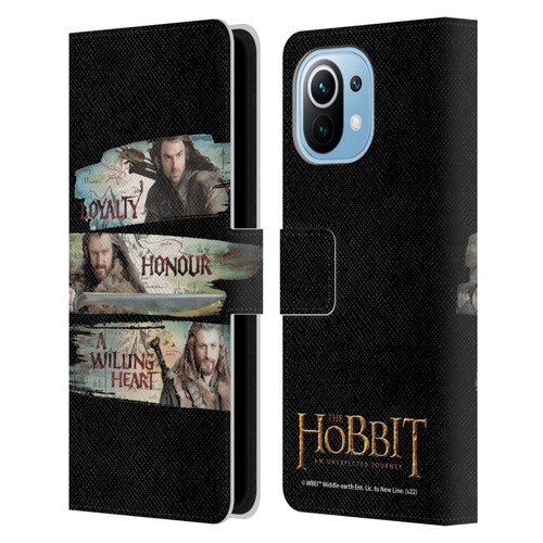 The Hobbit An Unexpected Journey Key Art Loyalty And Honour Leather Book Wallet Case Cover For Xiaomi Mi 11