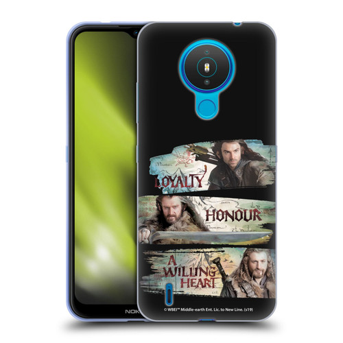 The Hobbit An Unexpected Journey Key Art Loyalty And Honour Soft Gel Case for Nokia 1.4