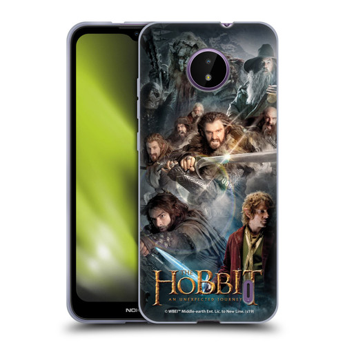 The Hobbit An Unexpected Journey Key Art Group Soft Gel Case for Nokia C10 / C20