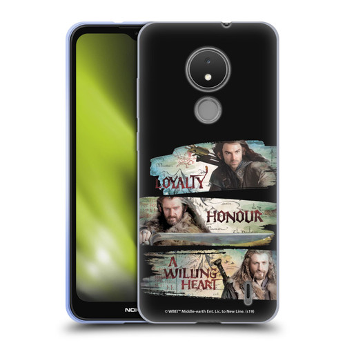 The Hobbit An Unexpected Journey Key Art Loyalty And Honour Soft Gel Case for Nokia C21