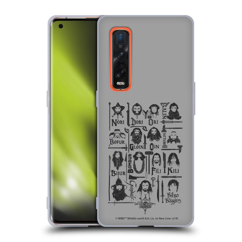 The Hobbit An Unexpected Journey Key Art The Company Soft Gel Case for OPPO Find X2 Pro 5G