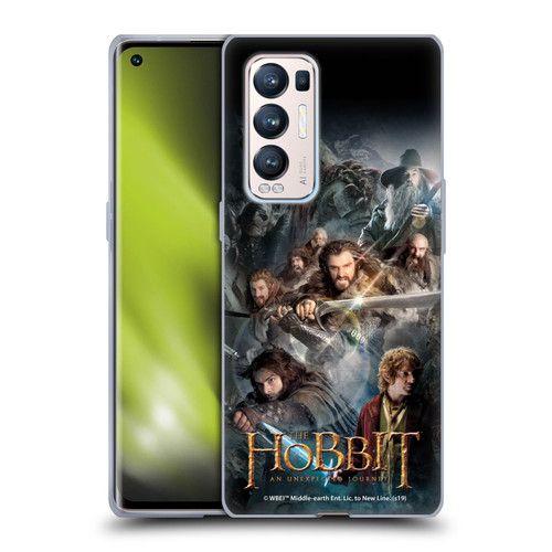 The Hobbit An Unexpected Journey Key Art Group Soft Gel Case for OPPO Find X3 Neo / Reno5 Pro+ 5G