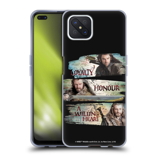 The Hobbit An Unexpected Journey Key Art Loyalty And Honour Soft Gel Case for OPPO Reno4 Z 5G