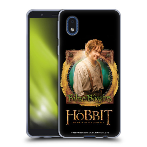 The Hobbit An Unexpected Journey Key Art Bilbo Soft Gel Case for Samsung Galaxy A01 Core (2020)