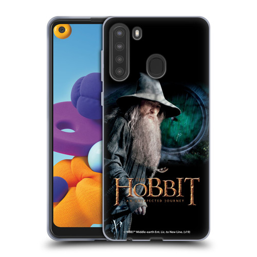 The Hobbit An Unexpected Journey Key Art Gandalf Soft Gel Case for Samsung Galaxy A21 (2020)