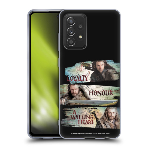 The Hobbit An Unexpected Journey Key Art Loyalty And Honour Soft Gel Case for Samsung Galaxy A52 / A52s / 5G (2021)