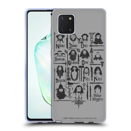 The Hobbit An Unexpected Journey Key Art The Company Soft Gel Case for Samsung Galaxy Note10 Lite