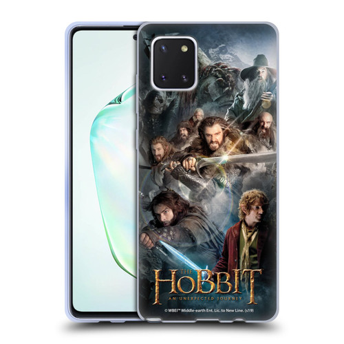 The Hobbit An Unexpected Journey Key Art Group Soft Gel Case for Samsung Galaxy Note10 Lite