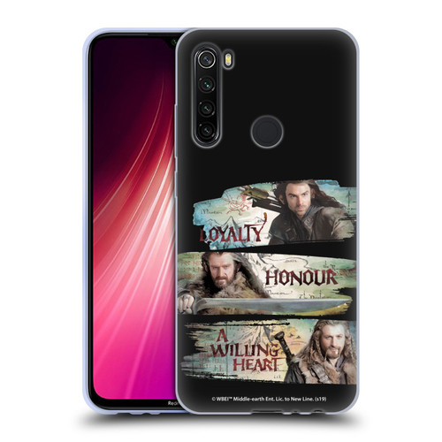 The Hobbit An Unexpected Journey Key Art Loyalty And Honour Soft Gel Case for Xiaomi Redmi Note 8T