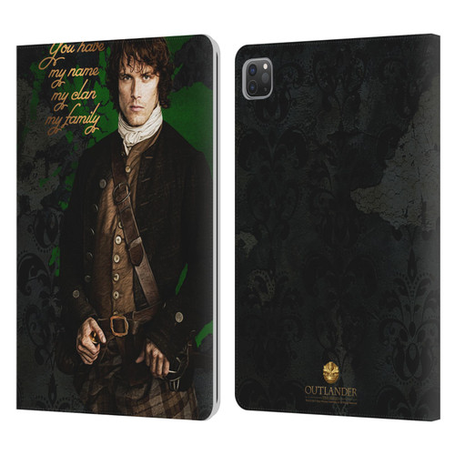Outlander Portraits Jamie Leather Book Wallet Case Cover For Apple iPad Pro 11 2020 / 2021 / 2022