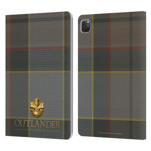 Outlander Tartans Fraser Leather Book Wallet Case Cover For Apple iPad Pro 11 2020 / 2021 / 2022