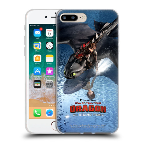 How To Train Your Dragon III The Hidden World Hiccup & Toothless 2 Soft Gel Case for Apple iPhone 7 Plus / iPhone 8 Plus
