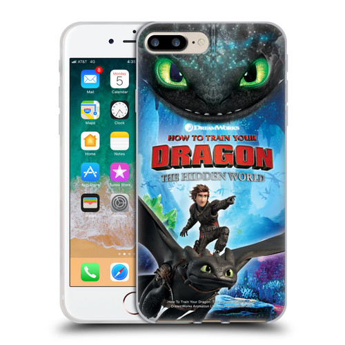 How To Train Your Dragon III The Hidden World Hiccup & Toothless Soft Gel Case for Apple iPhone 7 Plus / iPhone 8 Plus