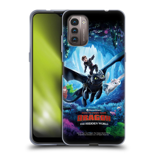 How To Train Your Dragon III The Hidden World Hiccup, Toothless & Light Fury 2 Soft Gel Case for Nokia G11 / G21
