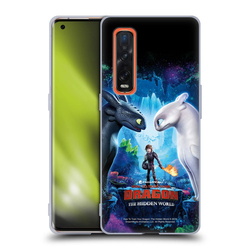 How To Train Your Dragon III The Hidden World Hiccup, Toothless & Light Fury Soft Gel Case for OPPO Find X2 Pro 5G