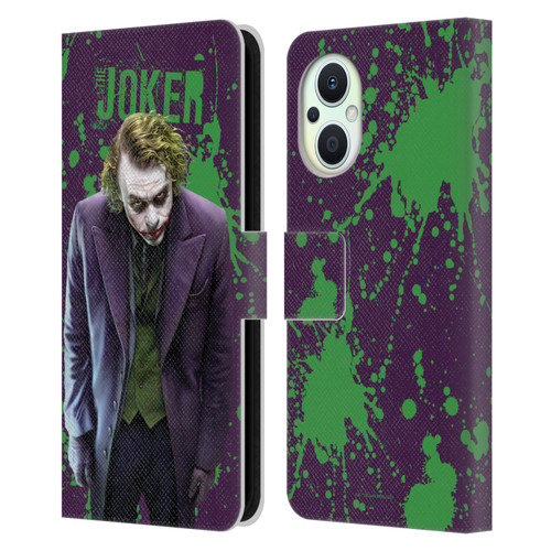 The Dark Knight Graphics Character Art Leather Book Wallet Case Cover For OPPO Reno8 Lite