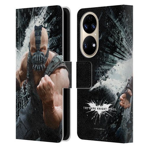 The Dark Knight Rises Character Art Bane Leather Book Wallet Case Cover For Huawei P50