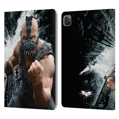 The Dark Knight Rises Character Art Bane Leather Book Wallet Case Cover For Apple iPad Pro 11 2020 / 2021 / 2022