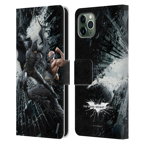 The Dark Knight Rises Character Art Batman Vs Bane Leather Book Wallet Case Cover For Apple iPhone 11 Pro Max
