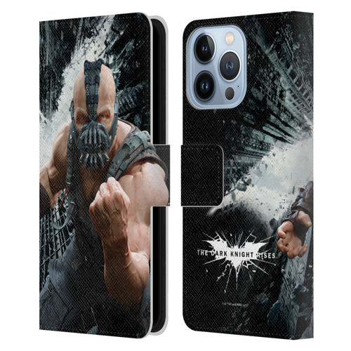 The Dark Knight Rises Character Art Bane Leather Book Wallet Case Cover For Apple iPhone 13 Pro