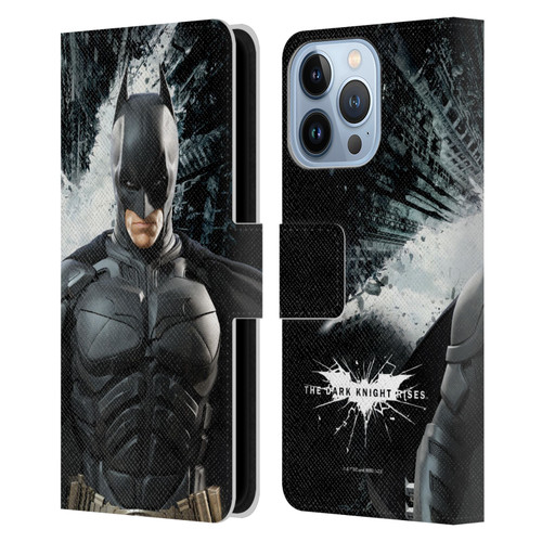 The Dark Knight Rises Character Art Batman Leather Book Wallet Case Cover For Apple iPhone 13 Pro