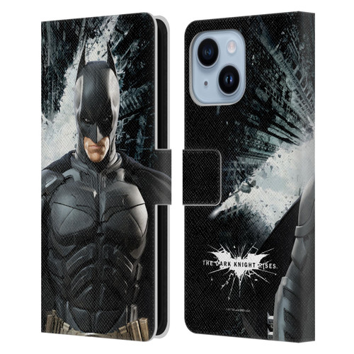 The Dark Knight Rises Character Art Batman Leather Book Wallet Case Cover For Apple iPhone 14 Plus