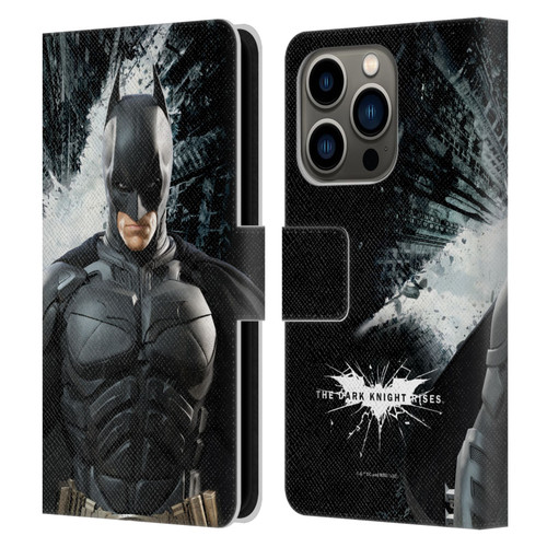 The Dark Knight Rises Character Art Batman Leather Book Wallet Case Cover For Apple iPhone 14 Pro