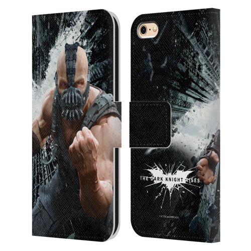 The Dark Knight Rises Character Art Bane Leather Book Wallet Case Cover For Apple iPhone 6 / iPhone 6s