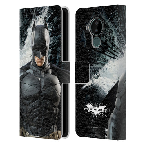 The Dark Knight Rises Character Art Batman Leather Book Wallet Case Cover For Nokia C30