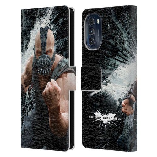 The Dark Knight Rises Character Art Bane Leather Book Wallet Case Cover For Motorola Moto G (2022)
