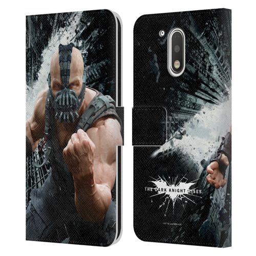 The Dark Knight Rises Character Art Bane Leather Book Wallet Case Cover For Motorola Moto G41