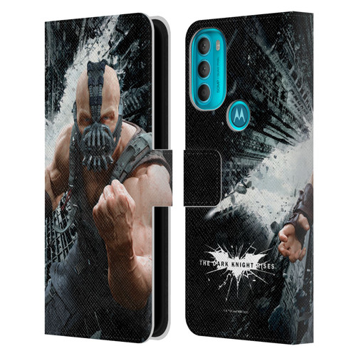 The Dark Knight Rises Character Art Bane Leather Book Wallet Case Cover For Motorola Moto G71 5G
