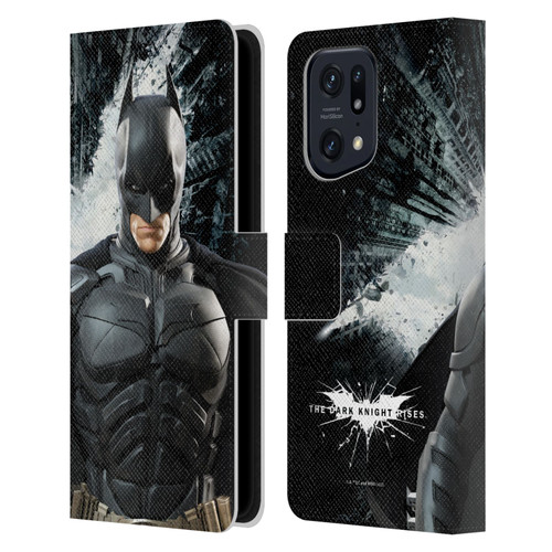 The Dark Knight Rises Character Art Batman Leather Book Wallet Case Cover For OPPO Find X5 Pro