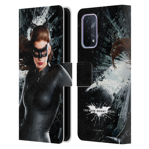 The Dark Knight Rises Character Art Catwoman Leather Book Wallet Case Cover For OPPO A54 5G