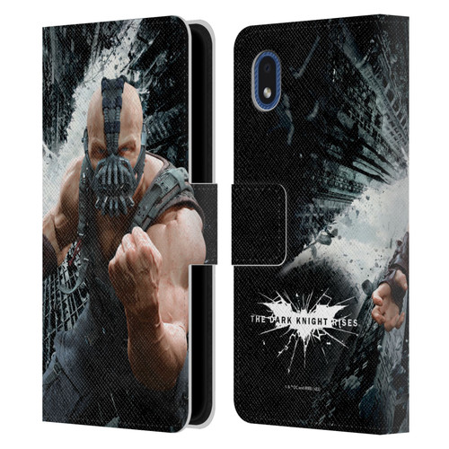 The Dark Knight Rises Character Art Bane Leather Book Wallet Case Cover For Samsung Galaxy A01 Core (2020)
