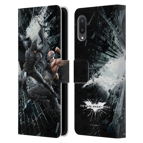 The Dark Knight Rises Character Art Batman Vs Bane Leather Book Wallet Case Cover For Samsung Galaxy A02/M02 (2021)