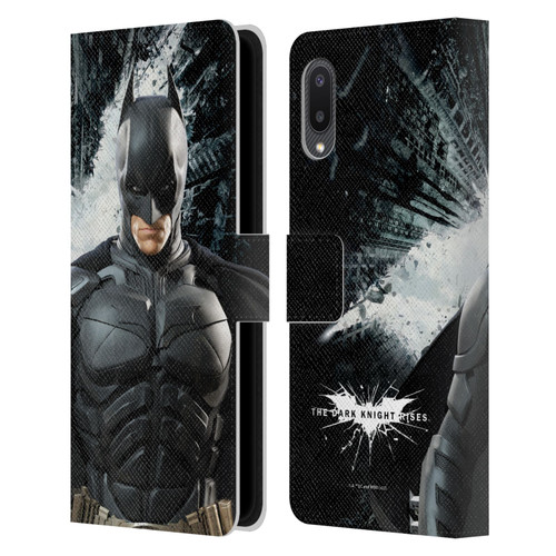 The Dark Knight Rises Character Art Batman Leather Book Wallet Case Cover For Samsung Galaxy A02/M02 (2021)