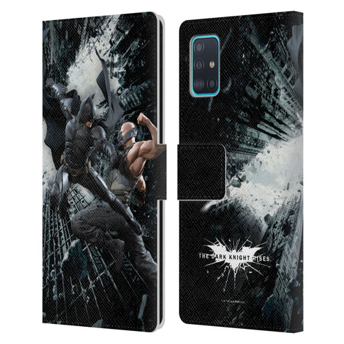 The Dark Knight Rises Character Art Batman Vs Bane Leather Book Wallet Case Cover For Samsung Galaxy A51 (2019)