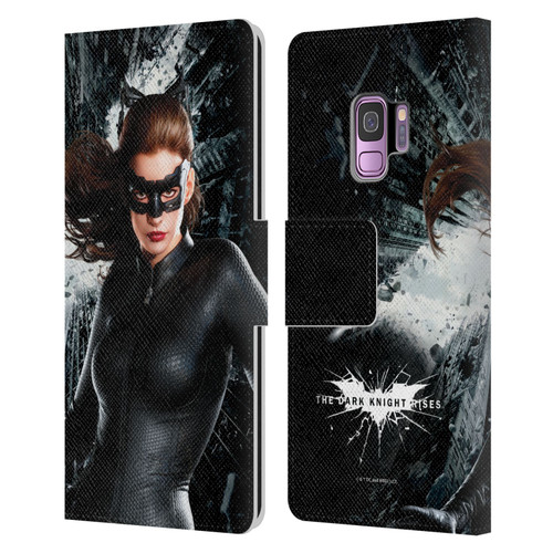 The Dark Knight Rises Character Art Catwoman Leather Book Wallet Case Cover For Samsung Galaxy S9