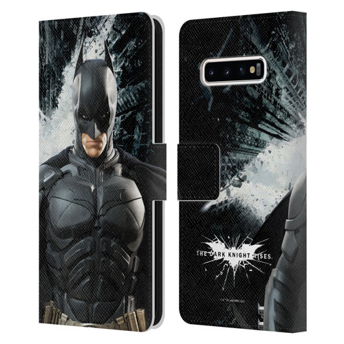 The Dark Knight Rises Character Art Batman Leather Book Wallet Case Cover For Samsung Galaxy S10+ / S10 Plus
