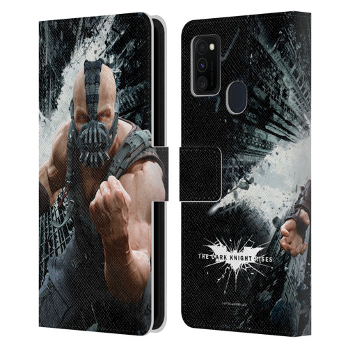 The Dark Knight Rises Character Art Bane Leather Book Wallet Case Cover For Samsung Galaxy M30s (2019)/M21 (2020)