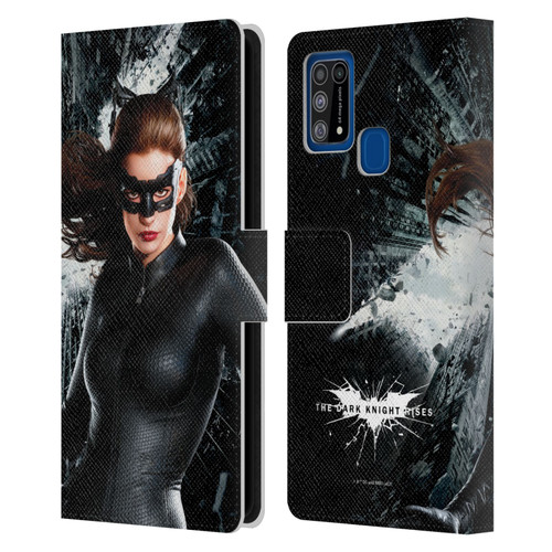 The Dark Knight Rises Character Art Catwoman Leather Book Wallet Case Cover For Samsung Galaxy M31 (2020)