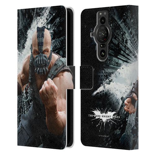 The Dark Knight Rises Character Art Bane Leather Book Wallet Case Cover For Sony Xperia Pro-I