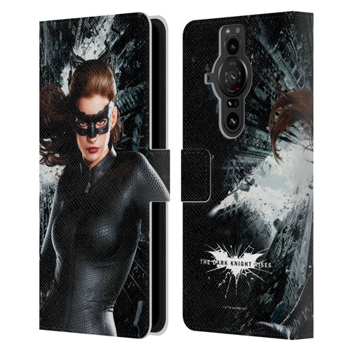 The Dark Knight Rises Character Art Catwoman Leather Book Wallet Case Cover For Sony Xperia Pro-I