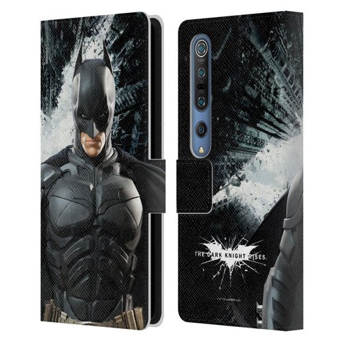 The Dark Knight Rises Character Art Batman Leather Book Wallet Case Cover For Xiaomi Mi 10 5G / Mi 10 Pro 5G